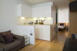 Serviced one bedroom in Earls Court - Open plan 1 bedroom Lounge area