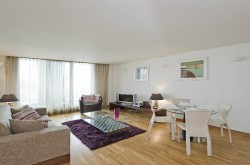 Saffron Heights Serviced 1 Bedroom Apartment - Modern lounge
