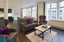 Creechurch Serviced 2 Bedroom in City - Fully Furnished Lounge