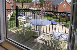 Stephenson Court Newbury - your own balcony