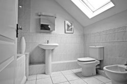 Gray Place 2 Bedroom - modern bathroom